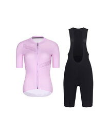 RIVANELLE maillot corto y pantalón corto - CRYSTELLE - negro/rosa
